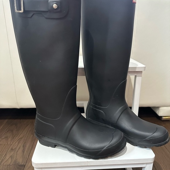 Hunter Original Rain Boot Black 9 👢👢❤️❤️ - Picture 7 of 10